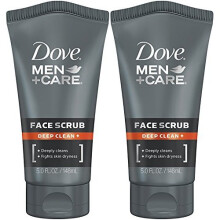 Gommage visage Dove Men+Care, Deep Clean Plus, 140 ml (lot de 2)