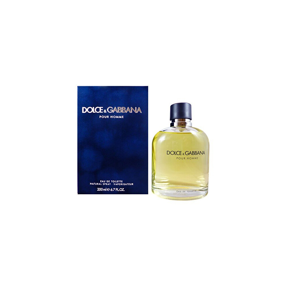 Dolce and Gabbana Eau de Toilette Spray for Men, 6.7 Ounce