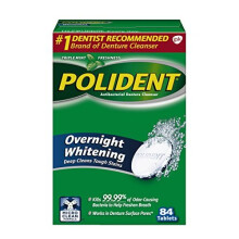 POLIDENTE POLIDENS OVER NOAPTING TABLETE DE CLEANSER DE PENTRU PENTRU PENTRU PENTRU - 84 COUNT