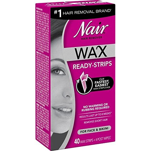 Nair Wax Klaar Strips Voor Gezicht 40ct