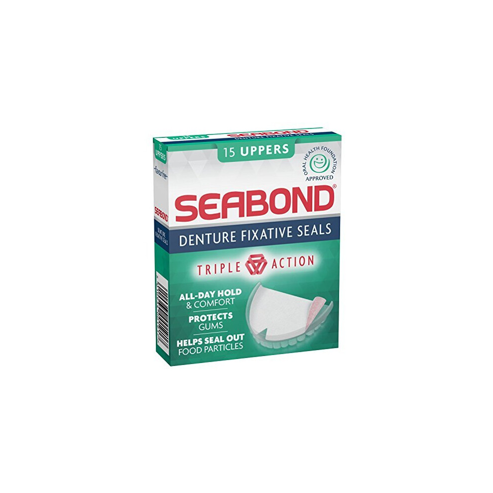 SEA-BOND Denture Adhesive Seals Uppers Original 15 ea
