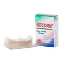 Secure Denture Adhesive Comfort Strips 15 St
