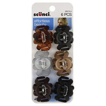 Scunci Beauty Octopus Jaw Size 6pk Scunci Efforless Beauty 4cm Octopus Jawclips  6 Pack