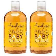 Shea Moisture Baby Shampoo & Wash 13 Ounce Chamomile & Argan Oil (384ml)