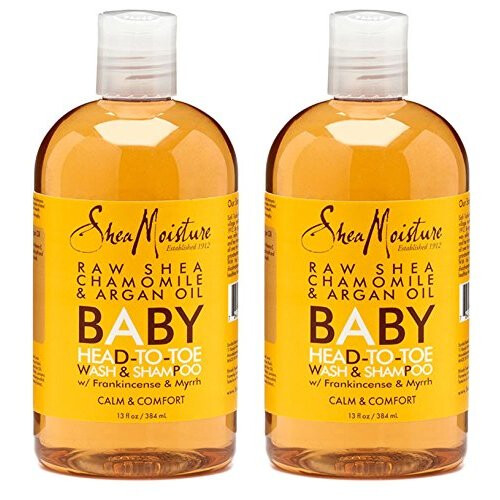Shea Moisture Shea Moisture Shampoo e Wash per Bambini 13 Once Camomilla e Olio di Argan (384ml) (6 Pezzi)