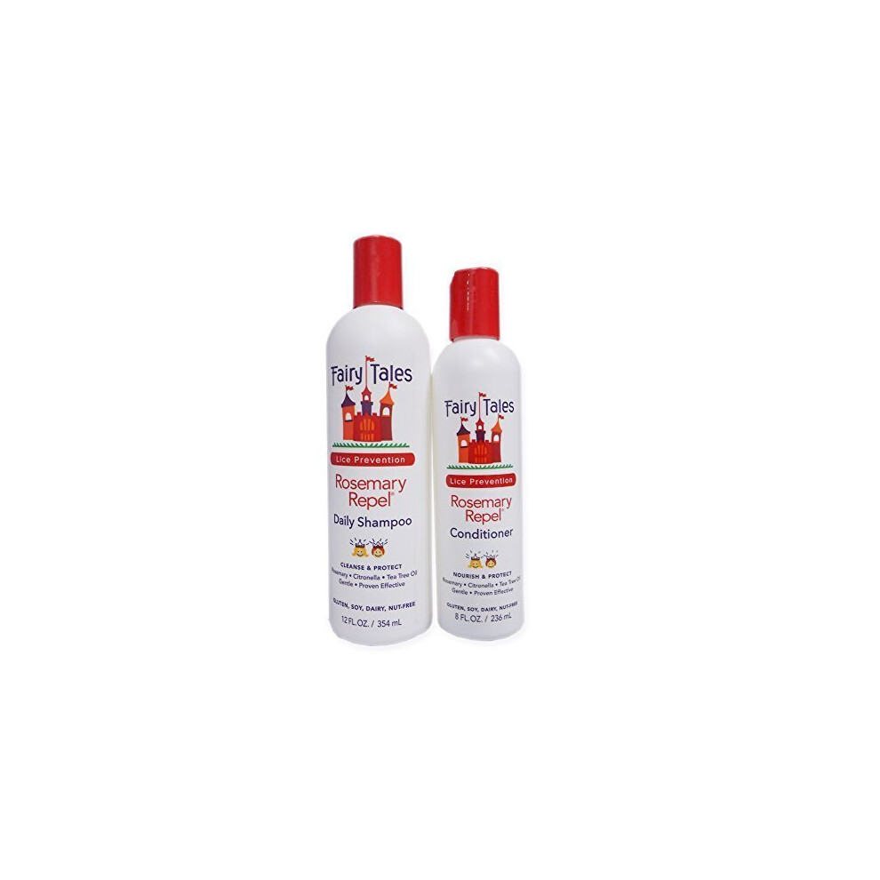 Fairy Tales Rosemary Repel Lice Prevention 12 oz. Shampoo and 8 oz. Conditioner Combo