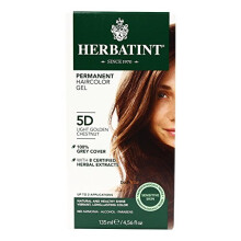 Herbatint, Dauerhaftes Haarfärbegel, 5D, Hell goldene Kastanie, 4,56 fl oz (135 ml)