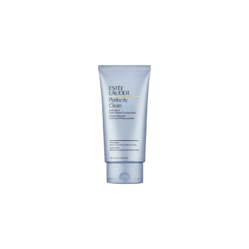 Estee Lauder Perfectly Clean Multi-action Foam Cleanser/Purifying Mask, 5 Ounce
