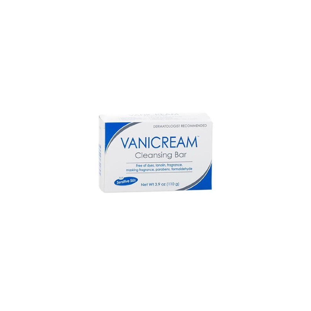 Vanicream Cleansing Bar For Sensitive Skin 3.90 Oz (Pack Of 2)