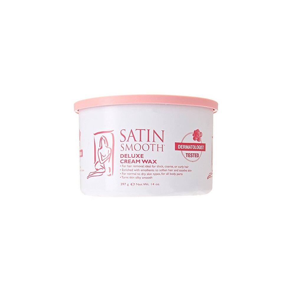 Satin Smooth Deluxe Cream Wax, 14 Ounce
