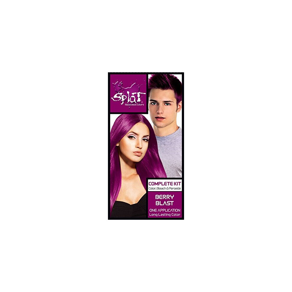 Splat - Semi Perm Hair Color, Berry Blast, Color, Bleach & Peroxide