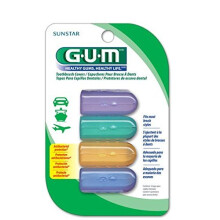 Sunstar 152RF GUM Anti-Bacterial Toothbrush Covers, 4 Covers per Pack
