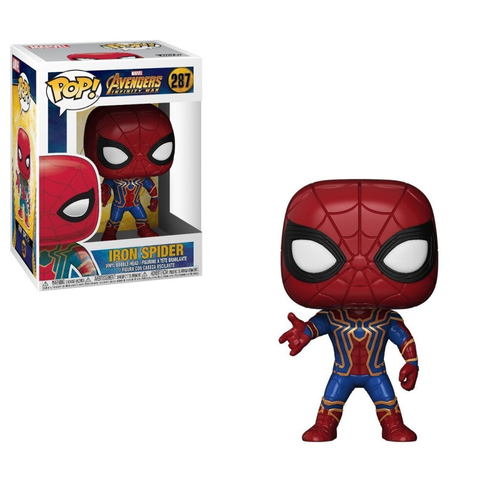 Funko Iron Spider Man Marvel Avengers Infinity War Figure Size 3