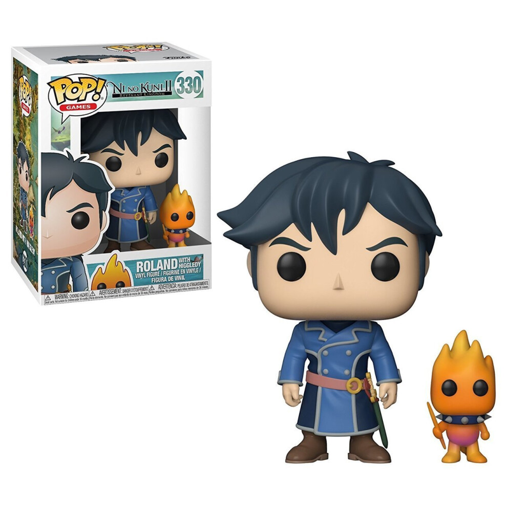 Ni No Kuni Roland With Higgledy Vinyl Figures