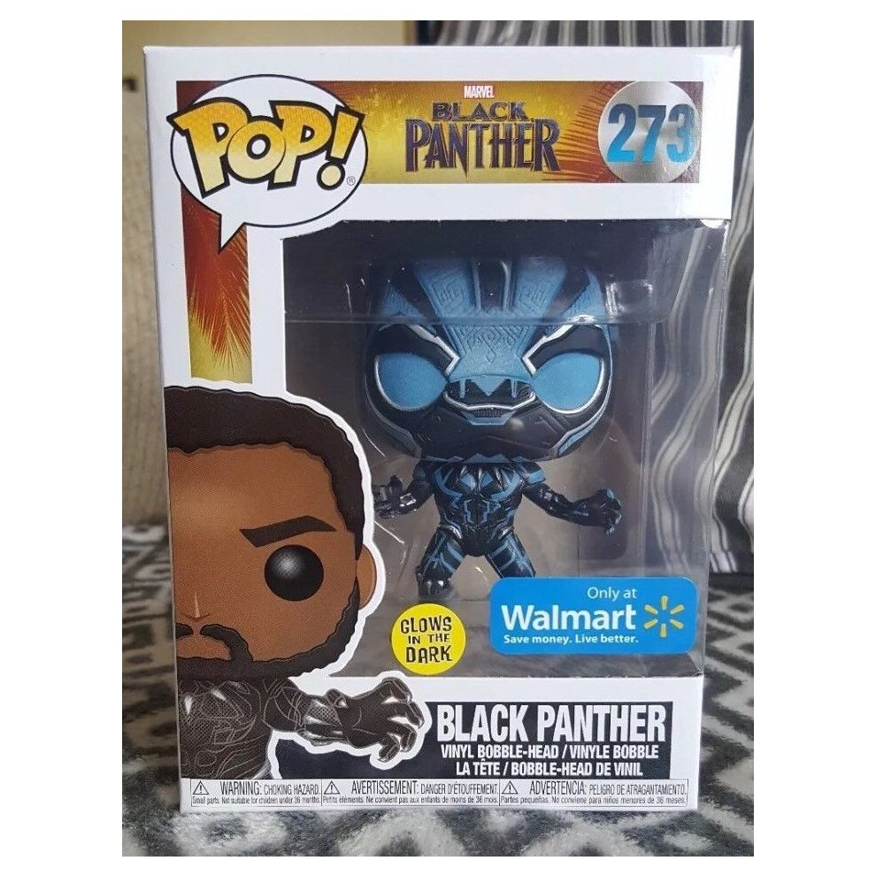 Funko Pop! Marvel Black Panther Glow In The Dark