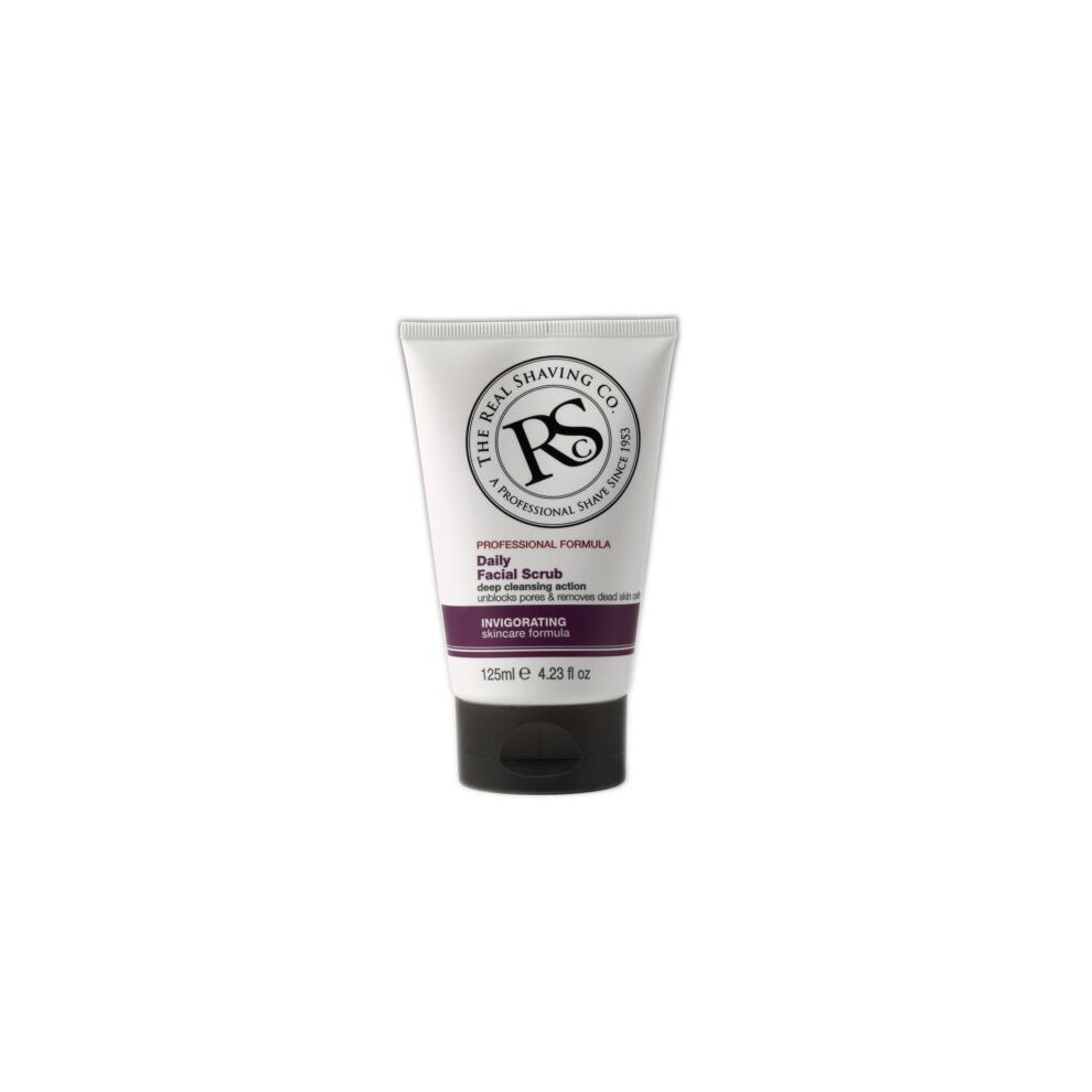 Real Shaving Company The Real Shaving Co., Professional Formula Daily Facial Scrub, 4.23 Fl. Oz.