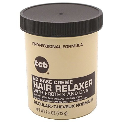 TCB No Base Hair Relaxer Creme, Regular, 7.5 Ounce