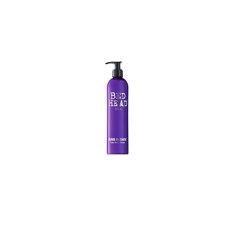 TIGI Bed Head Dumb Blonde Purple Toning Shampoo, 13.5 Ounce