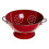 Premier Housewares (Red) Ø 23cm Stainless Steel Colander, Dual Handles 2