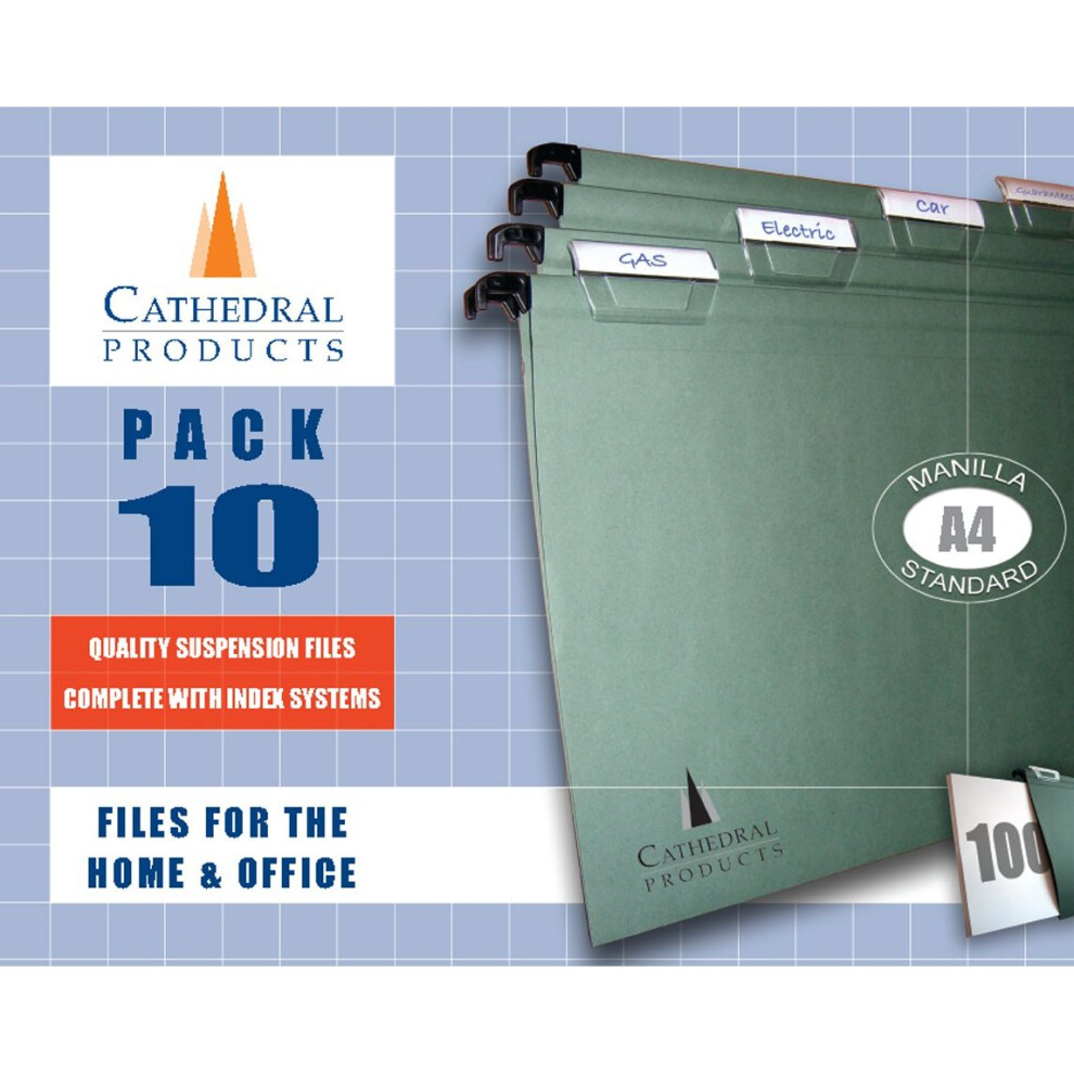 Suspension Files, A4, 10 Pack