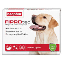 Beaphar FIPROtec for Large Dogs, 6 pipettes