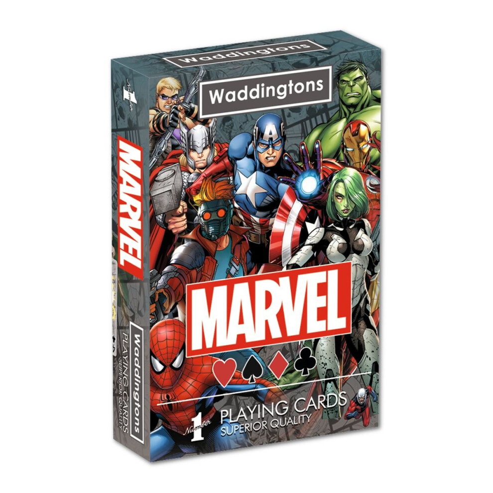 Marvel Universe Waddingtons Number 1 Playing Cards