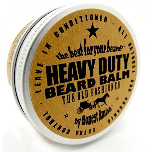 Honest Amish - Heavy Duty Beard Balm - 2 Ounce - Beard Conditioner