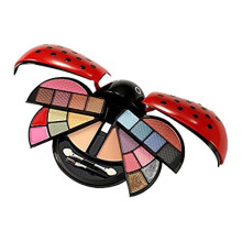 Cameo Ladybug Cute Make Up Kit med gonskugga Blush Presspowder & Lipgolss Red 22 delar