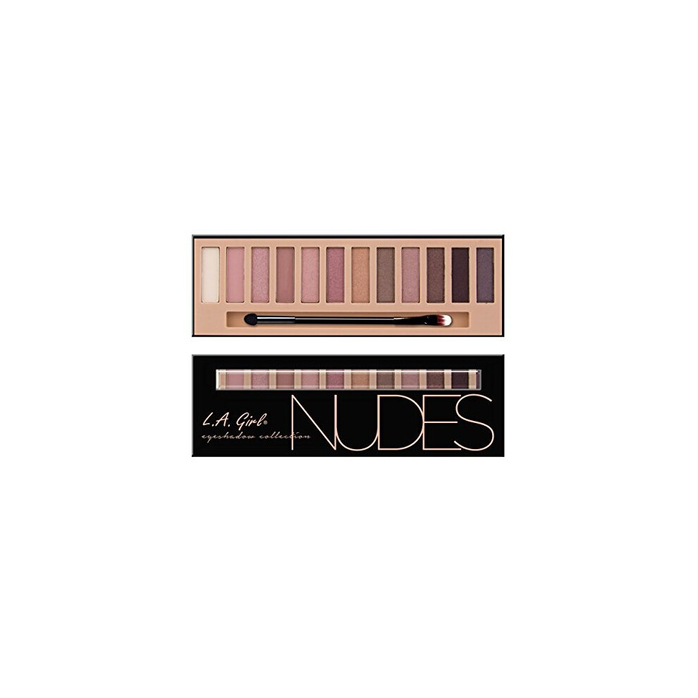 L.A. Girl Beauty Brick Eyeshadow, Nudes, 0.42 Ounce