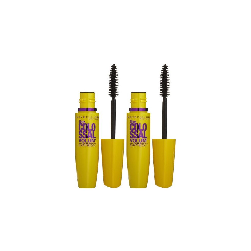 Maybelline Volum' Express The Colossal Mascara - Classic Black - 2 Pack