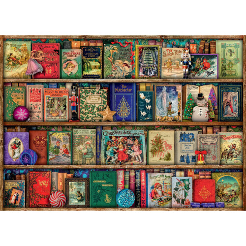 Ravensburger Ravensburger La Bibliothèque de Noël, Puzzle de 1000 pièces 1