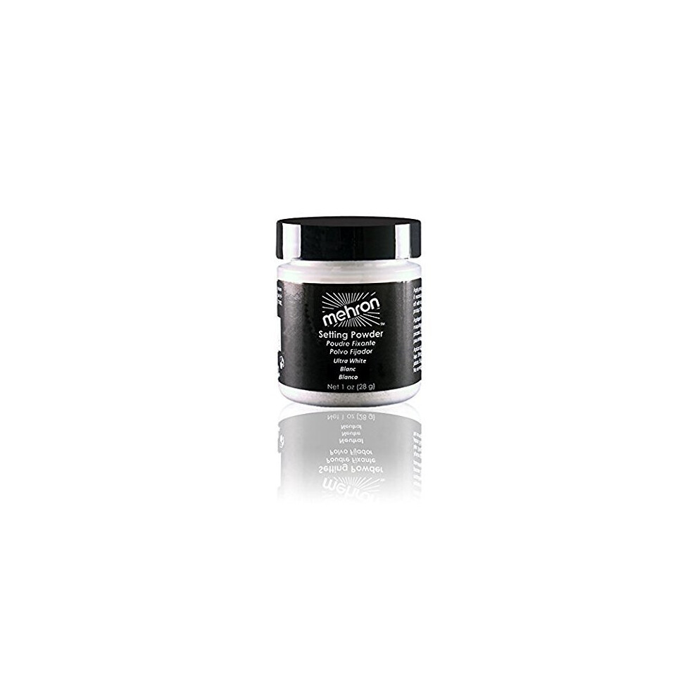 Mehron Setting Powder White with Anti-perspirant 1oz