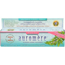 Auromere, Ayurvedische Kräuterzahnpasta, Schaumfrei, Kardamom-Fenchel, 4,16 oz (117 g)