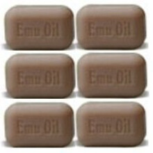 SOAP WORKS emuolja-tvål - 6-pack fuktgivande hudrengöring för alla hudtyper