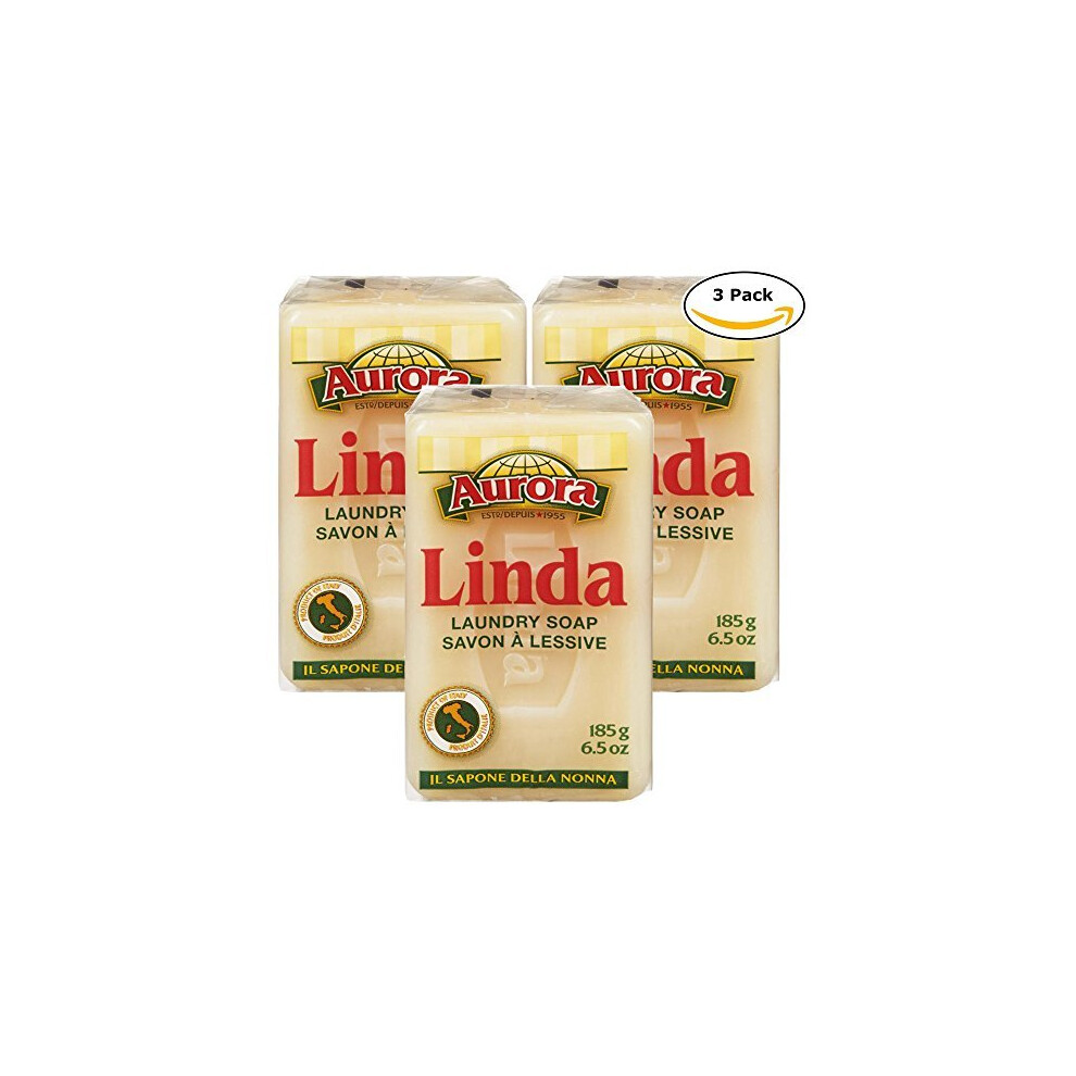 Linda - Italian Laundry Soap(3 Pack - 6.5 Ounce Bars)