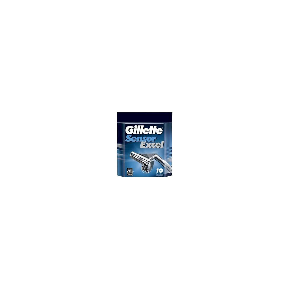 Gillette Sensor Mens Razor Blade Refills, 10 Count, Mens Razors / Blades