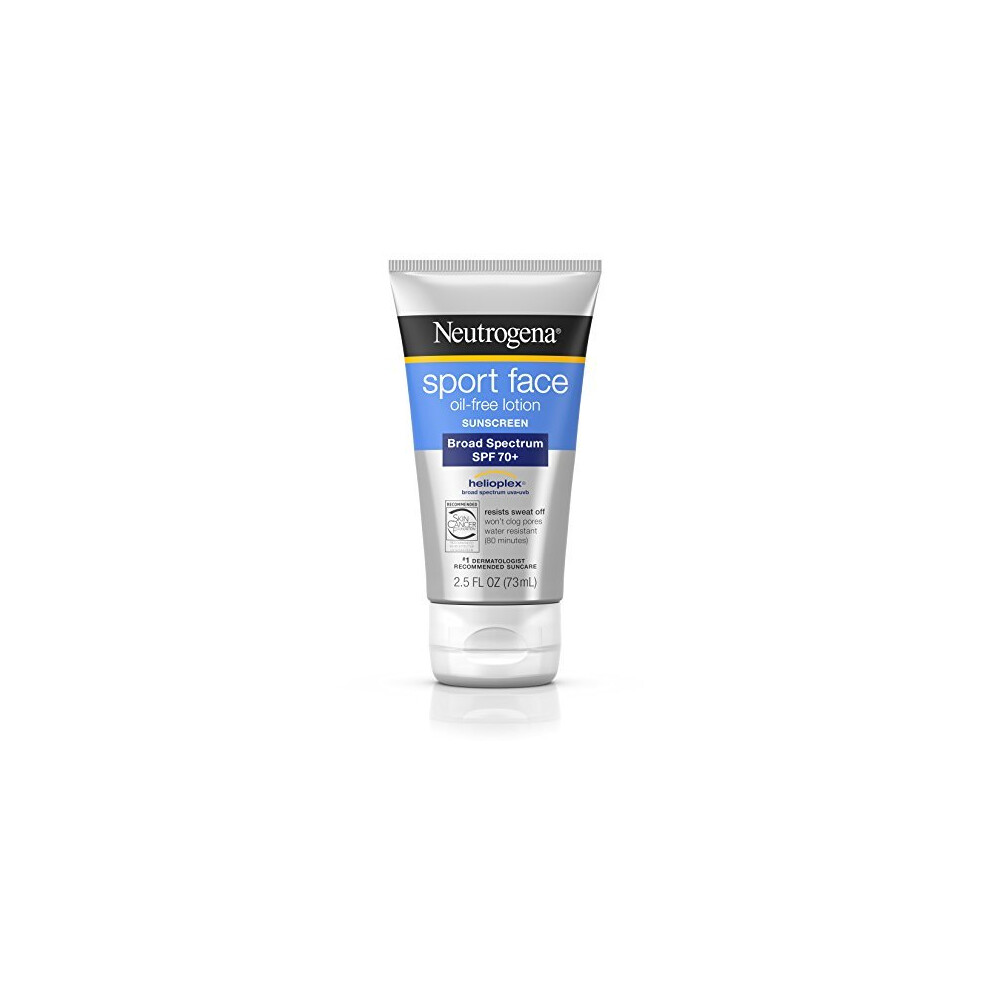 Neutrogena Ultimate Sport Face Oil-Free Lotion Sunscreen, Spf 70+, 2.5 Fl. Oz.