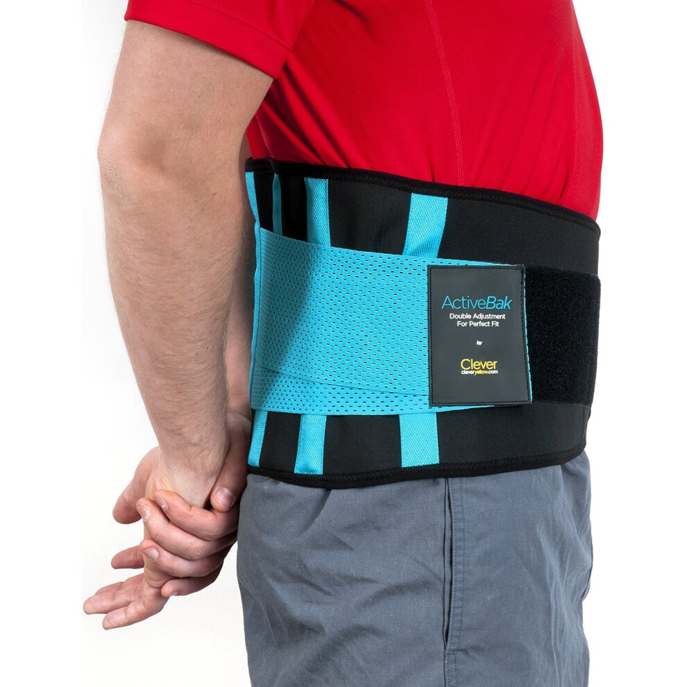 Clever Yellow Support For Back, Lumbar Brace - Certified Medical-Grade Lower Back Belt