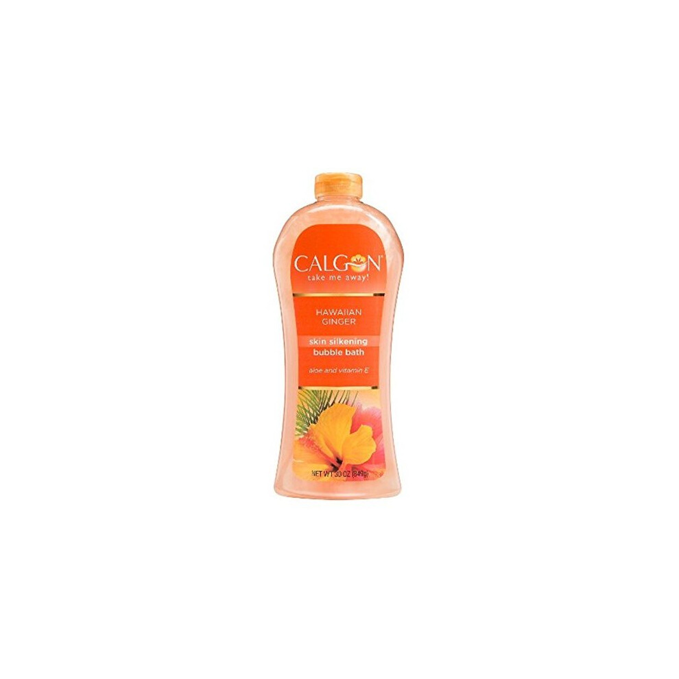 Calgon Skin Silkening Bubble Bath /Hawaiian Ginger 30 Fl. Oz