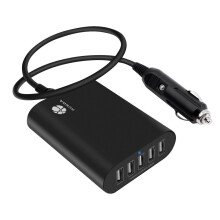USB Car Charger,45W 9A Hunda 5-Port Car Charging Hub Station