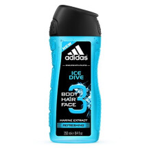 Adidas Ice Dive Marine Extract Verfrissende douchegel voor haar en lichaam 250 ml/8,4 oz