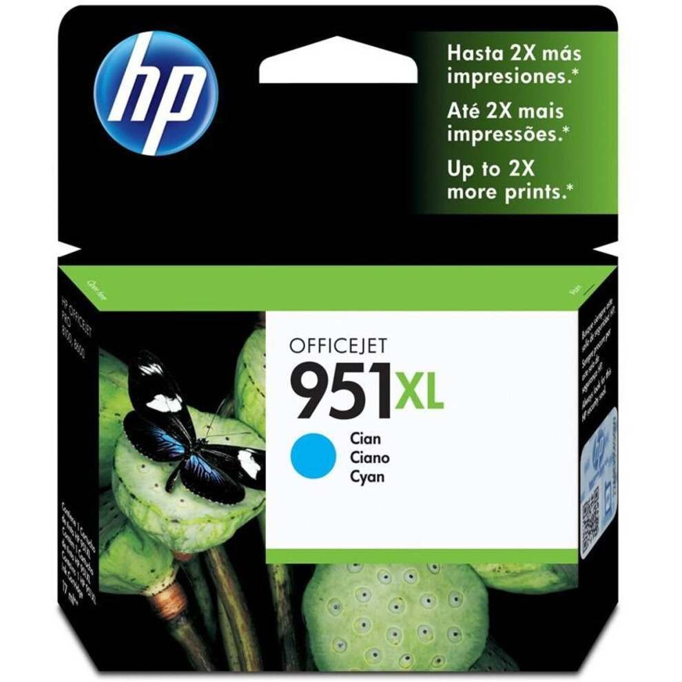 Hp 951XL Cn046ae High Yield Original Ink Cartridge - Cyan Blue 3663361236272
