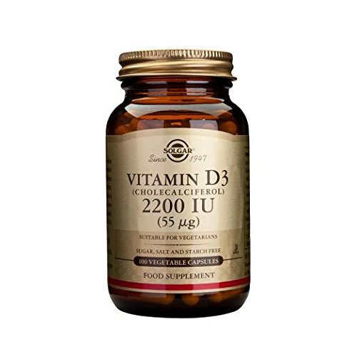 Solgar Vitamina D3 2200IU (55Mcg) 100Cap.veg