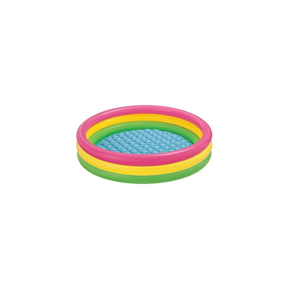 Intex Kiddie Pool - Kid\'s Summer Sunset Glow Design - 58 x 13