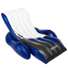 Intex Floating Recliner Inflatable Lounge, 71 X 53-Inch (Colors May Vary)