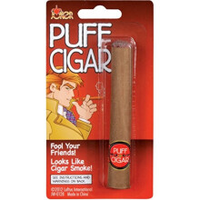 Loftus International Joker Large Fake Puff Cigar Costume, One Size, Brown