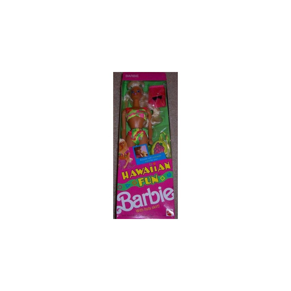 Hawaiian Fun Barbie Doll with Hula Skirt 