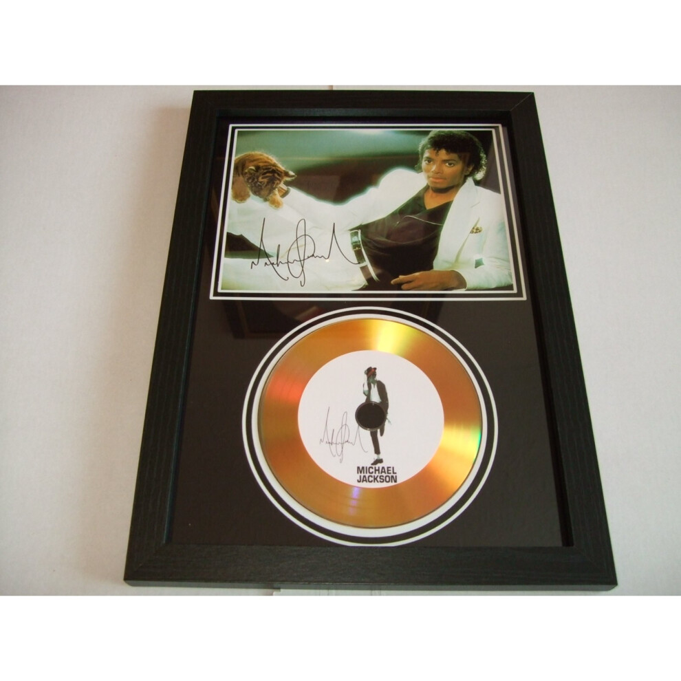 MICHAEL JACKSON  SIGNED DISC