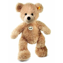 Steiff USA Beige Fynn Teddy Bear Plush Collectible, 15.75? x 10.6? x 5.5? - Handmade Craftsmanship (111679)