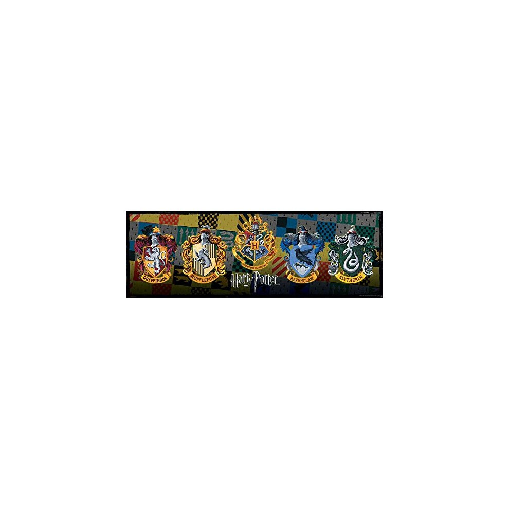 Photos - Jigsaw Puzzle / Mosaic Aquarius Harry Potter Crests Slim Puzzle (1000 Piece)